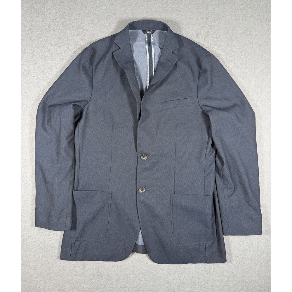 Haggar H26 The Park Blazer Men's Blue Tailored Fit Jacket Size M